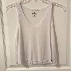 Flowy white Hollister top